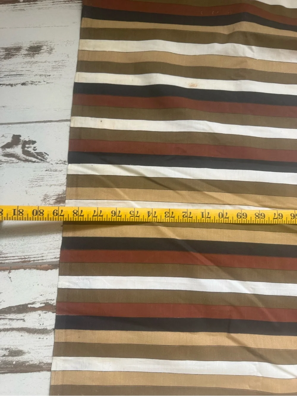 Vintage 1970s era mod design Vera brand drape set.
